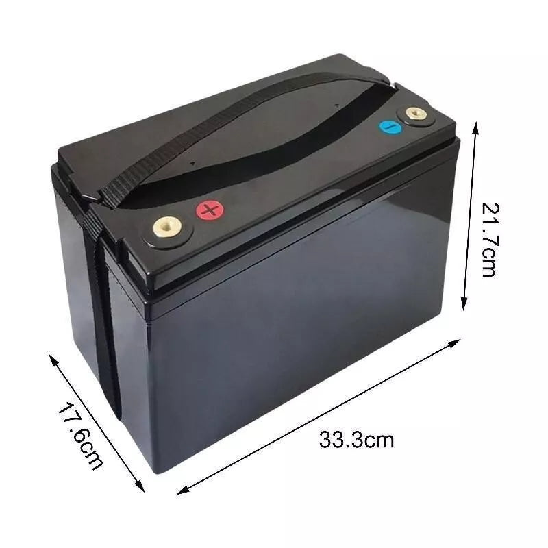 Batteries Carrier Case Durable Carrying Hard Bag for RV Motorcycle