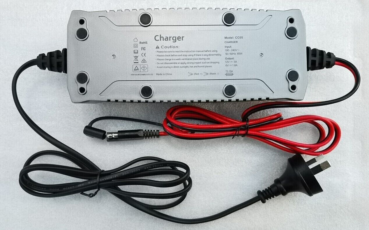 NSE Lithium Battery Charger 12V 5A charge Lead Acid and AGM battery
