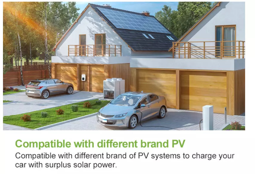 Growatt Type 2 EV Charger 7kw Single Phase 5m Cable IP65 THOR 07AS-P
