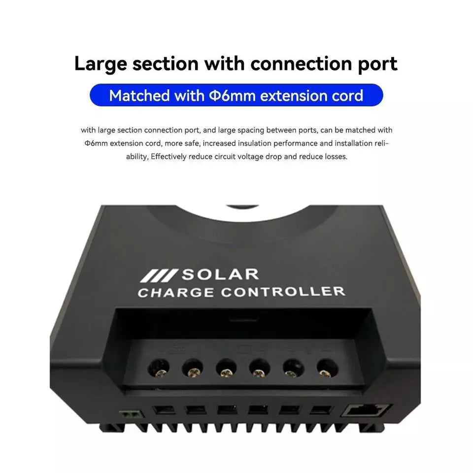20Amp MPPT Solar Charge Controller 12/24V Battery Regulator Auto USB