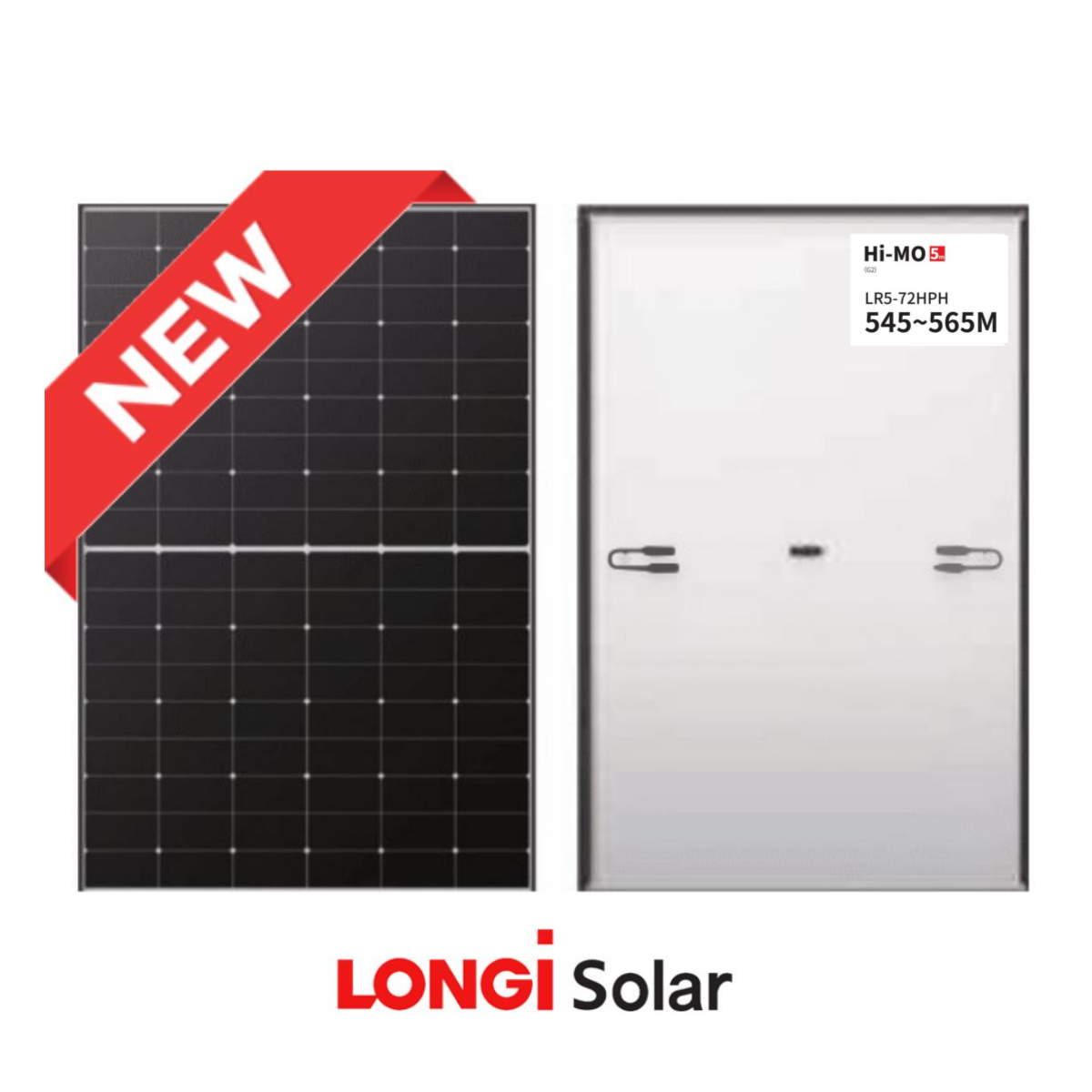 LONGI HI-MO 5M Series 555Watt 144 Cell LR5-72HPH-555M Solar Panel
