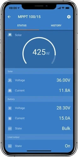 Victron Smart Solar MPPT 100/30 (12/24V) Solar Charge Controller -SCC110030210