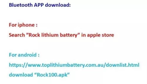 Rock 12V 150Ah Bluetooth Slimline Lithium Ion Battery Rechargeable Deep Cycle