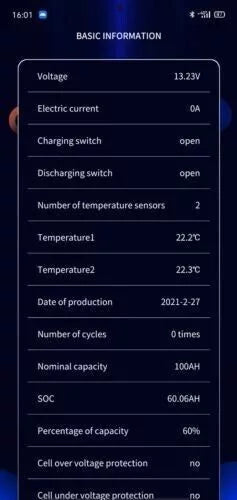 Rock 12V 150Ah Bluetooth Slimline Lithium Ion Battery Rechargeable Deep Cycle