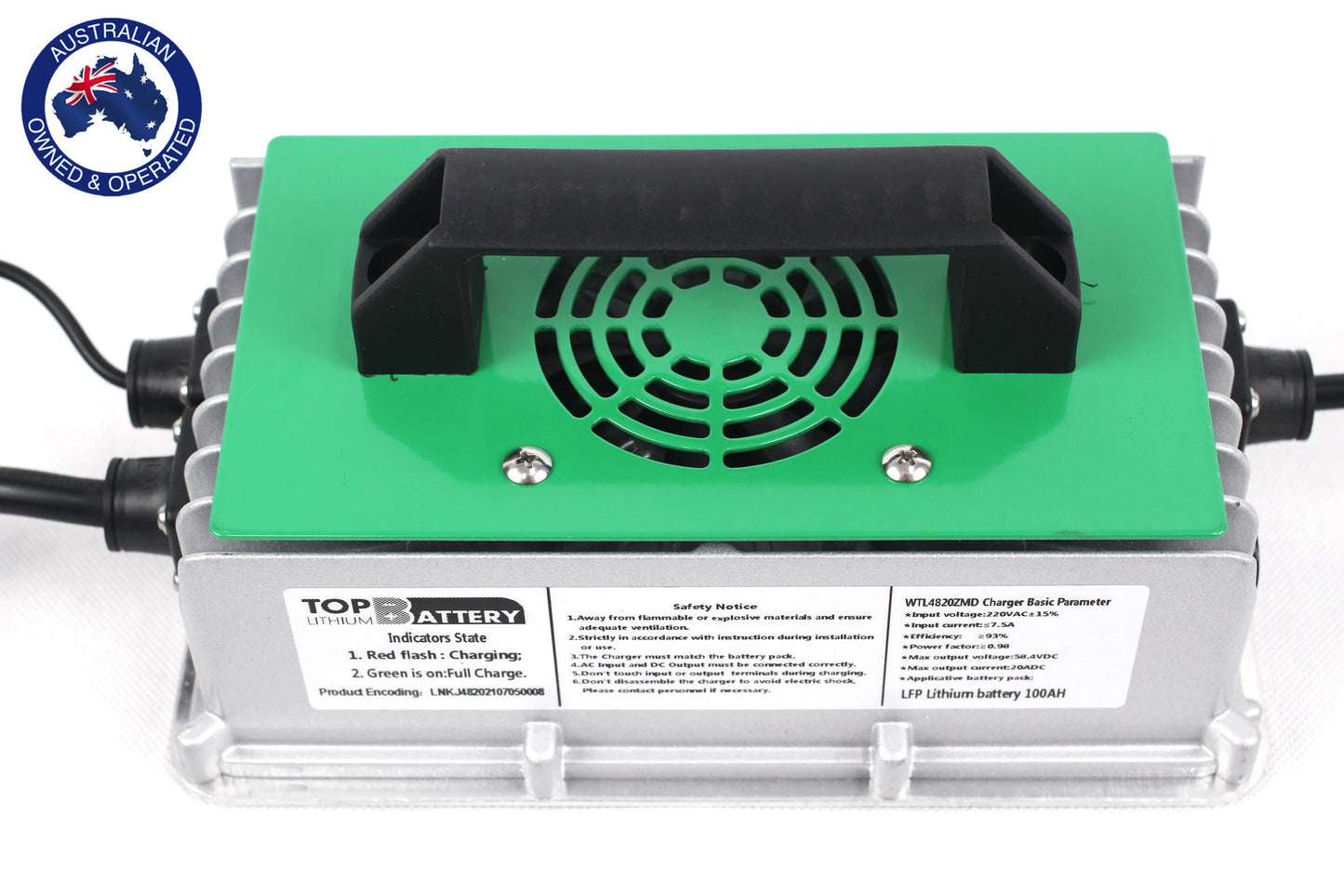48V20A-Industrial Grade Lithium Battery Charger For Golf Cart LiFePO4 Battery