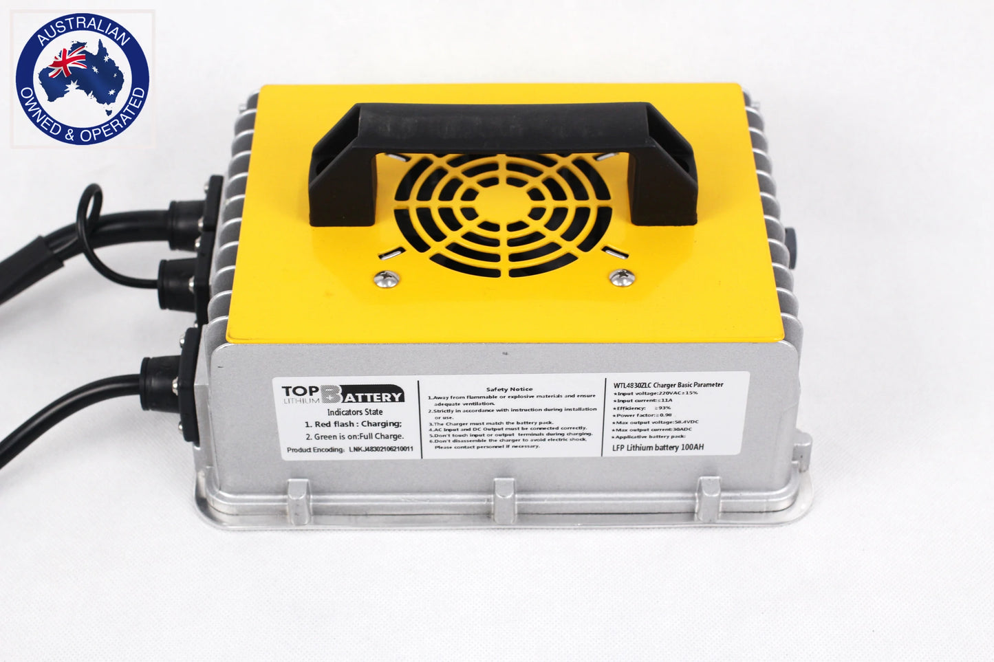 48V30A-Industrial Grade Lithium Battery Charger For Golf cart LiFePO4 Battery