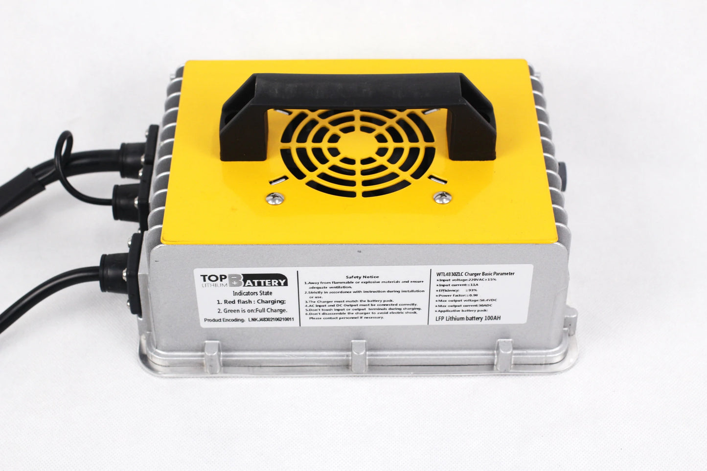 48V30A-Industrial Grade Lithium Battery Charger For Golf cart LiFePO4 Battery