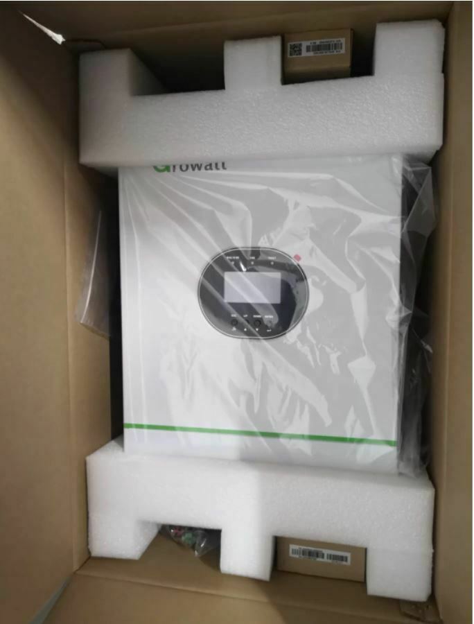 Growatt SPF 3000TL HVM-24 PV Off grid solar inverter support 24V battery MPPT