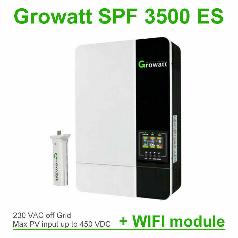 Growatt SPF 3500 ES Off grid solar inverter support 48V battery MPPT+WIFI