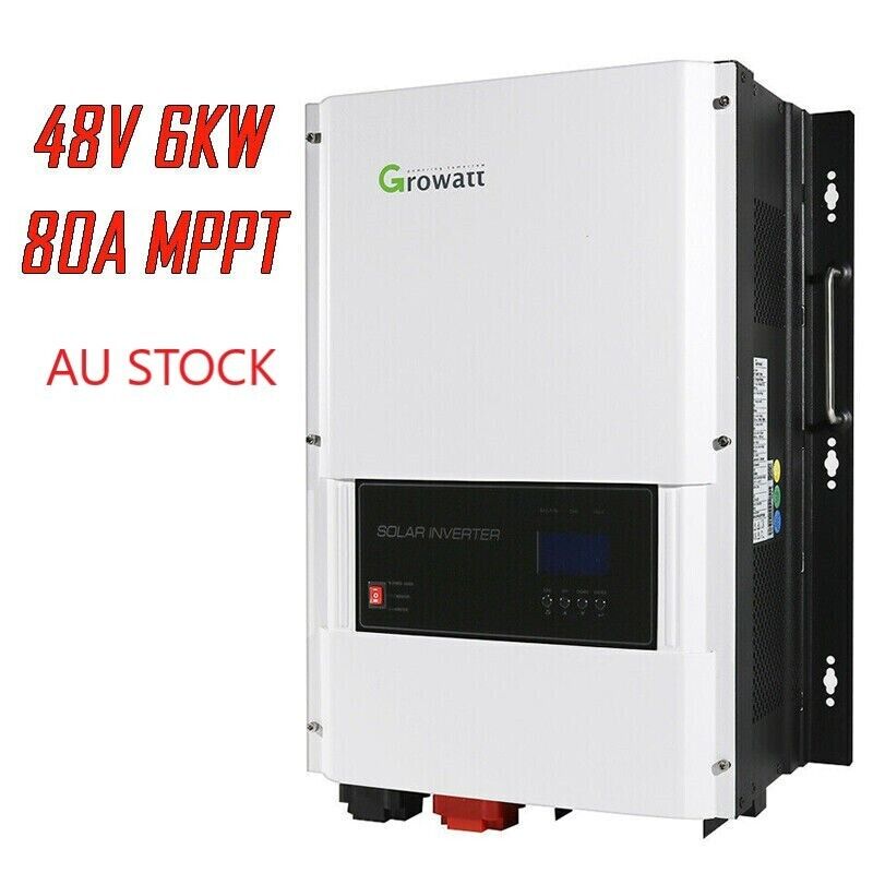 Growatt SPF 6000KT HVM Off Grid MPPT Solar Inverter Charger 48V Battery