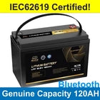 Rock 12V 120Ah LiFePO4 Battery With Bluetooth Solar Caravan RV 4WD