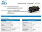 Rock 12V 200Ah Lithium Iron Battery LiFePO4 Rechargeable 4WD / RV