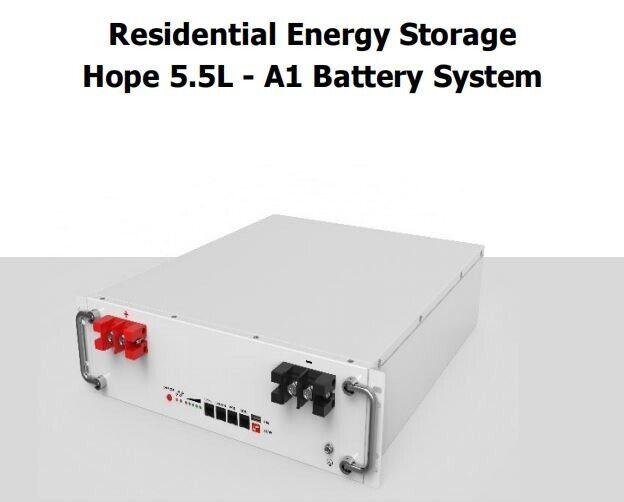 Growatt Hope 48V 106Ah 5.5kwh 5.5L-A1 Lithium iron Battery & Installation Kit