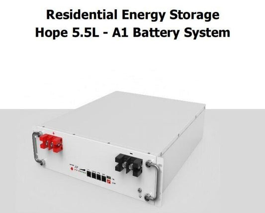 Growatt Hope 48V 106Ah 5.5kwh 5.5L-A1 Lithium iron Battery & Installation Kit