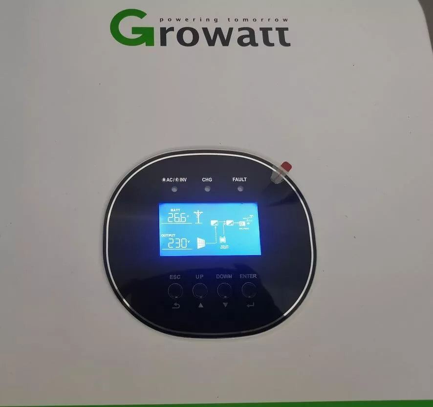 Growatt SPF 2000TL HVM-24 PV Off grid solar inverter support 24V battery MPPT