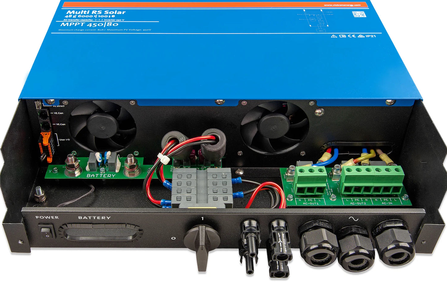 Victron Multi RS Solar 48/6000/100-450/100 2 Tracker PN: PMR482602020