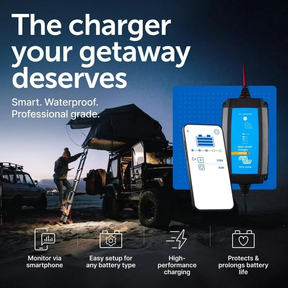 Victron Blue Smart IP65 Charger 12/25(1) 230V AU/NZ 25A Bluetooth PC122531014