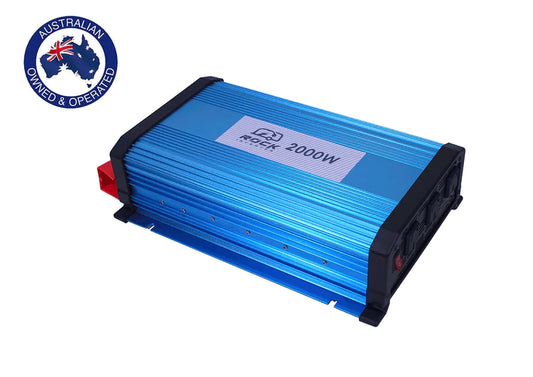 Rock Heavy Duty Pure Sine Wave Inverter 2000W DC12V to AC240V