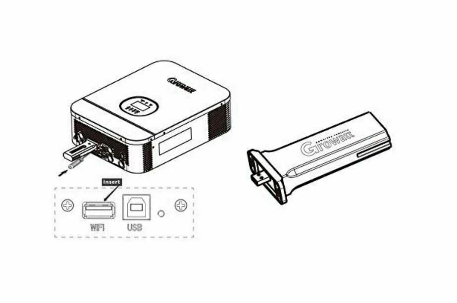 GROWATT WIFI Module Wifi-F plug-and-play monitoring