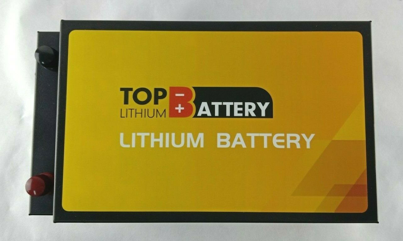 Top Lithium Battery 24V 100Ah Lithium Iron Phosphate Battery Rechargeable Replace AGM GEL