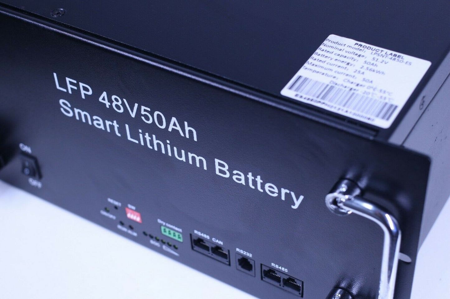 Top Lithium Battery 48V 50Ah Lithium Battery 19 Inch Rack on/ off grid Deep Cycle Energy Storage